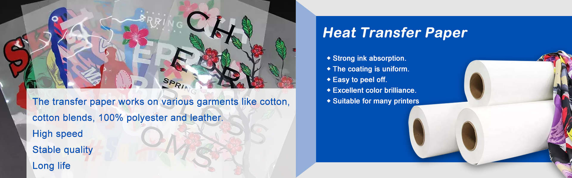 Хартия за пренос на топлина, хартия за сублимация, хартия за цифрови принтери,Suzhou Huarong Paper Products Co., Ltd