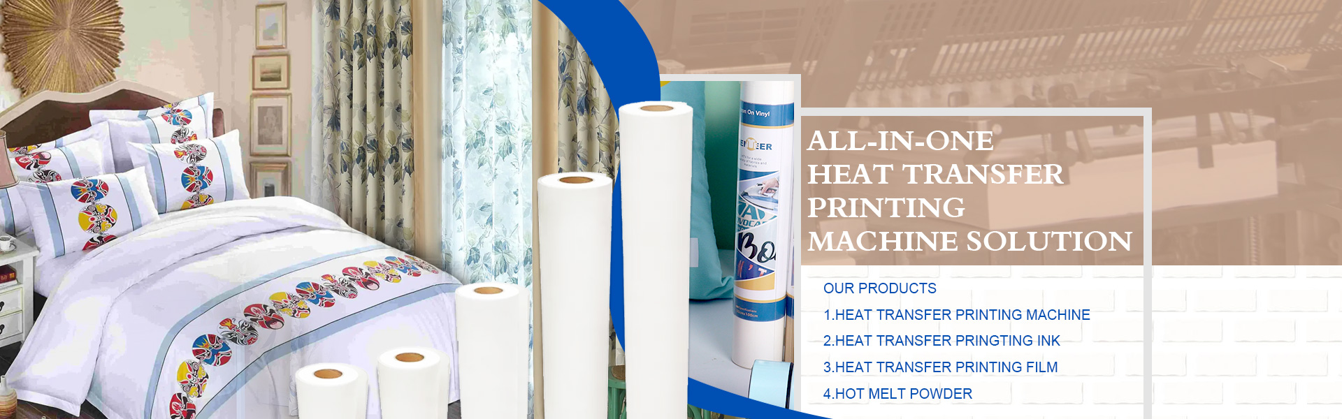 Хартия за пренос на топлина, хартия за сублимация, хартия за цифрови принтери,Suzhou Huarong Paper Products Co., Ltd